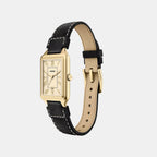 Raquel Women Quartz Cream Dial Analog Leather Watch ES5505