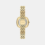 Emerson Women Quartz Gold Dial Analog Stainless Steel Watch ES5506