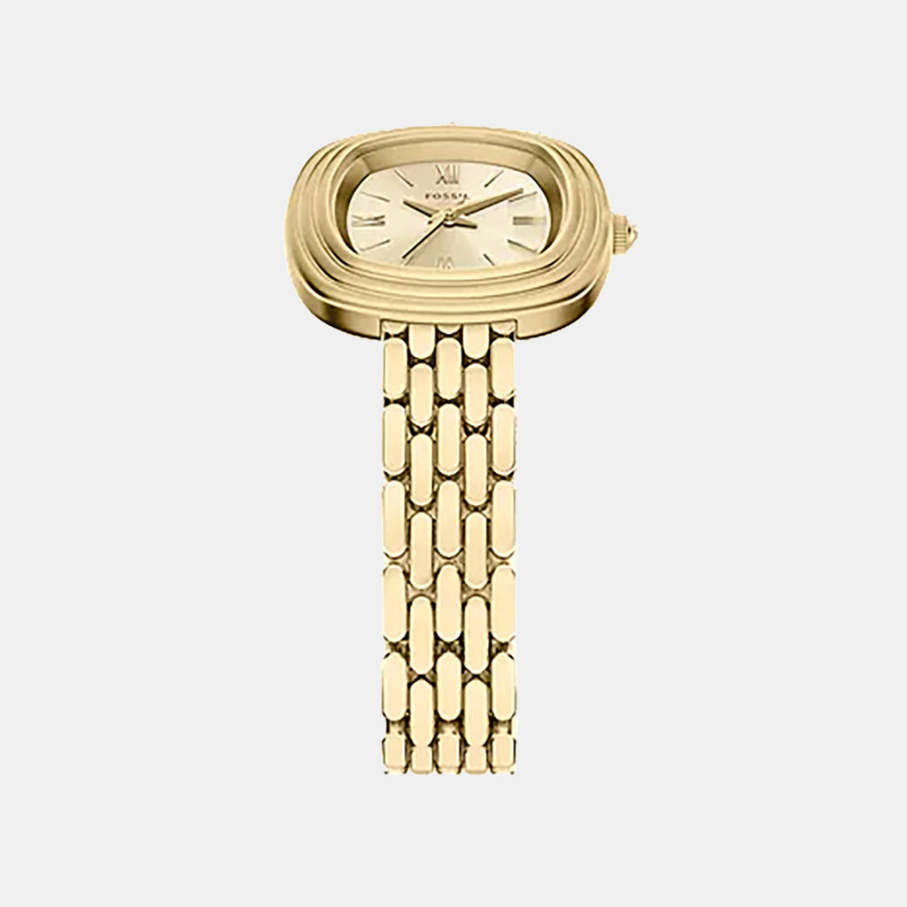 Emerson Women Quartz Gold Dial Analog Stainless Steel Watch ES5506