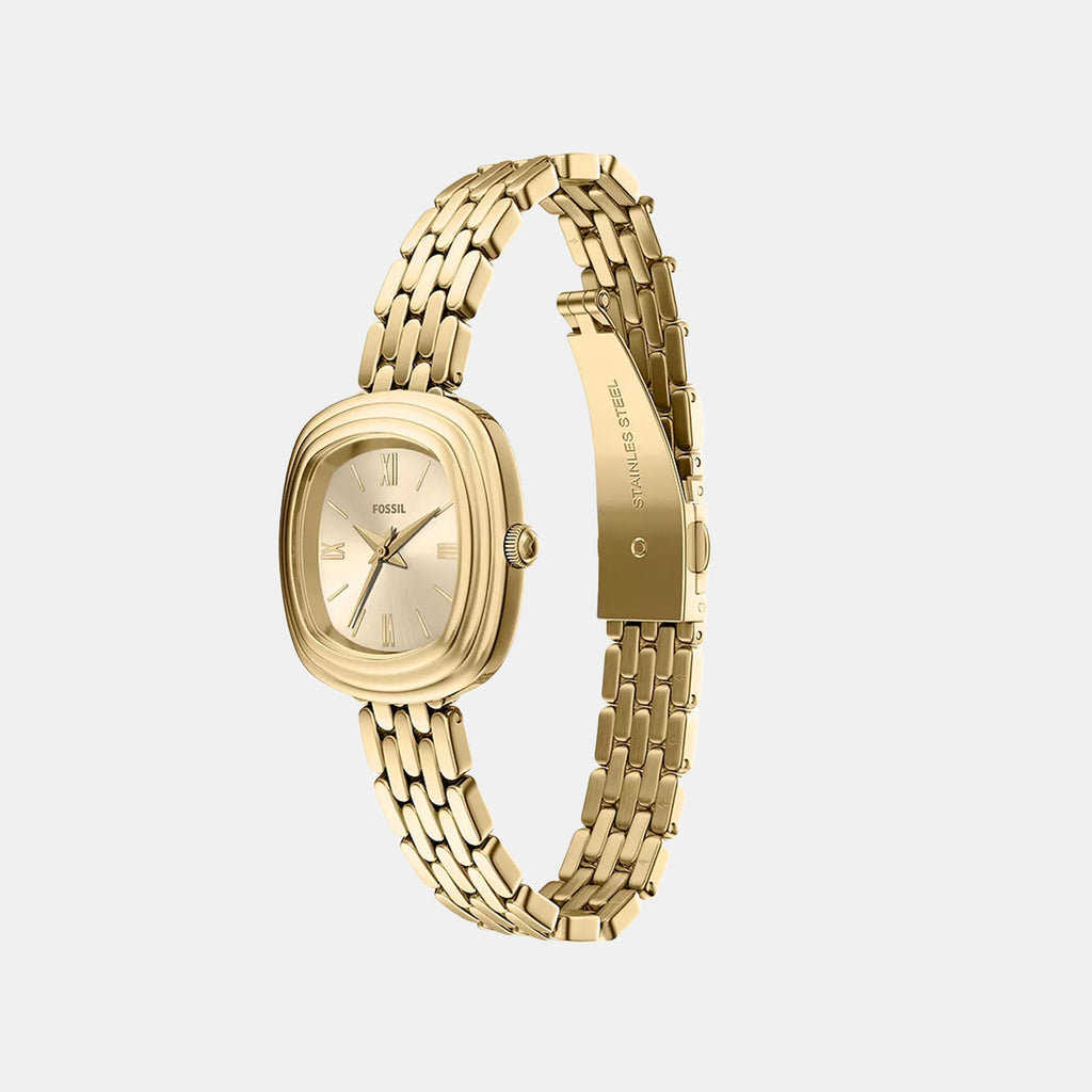 Emerson Women Quartz Gold Dial Analog Stainless Steel Watch ES5506