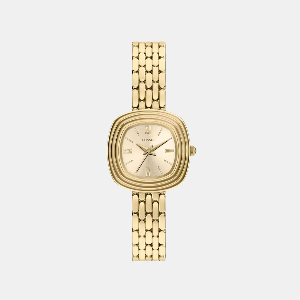 Emerson Women Quartz Gold Dial Analog Stainless Steel Watch ES5506