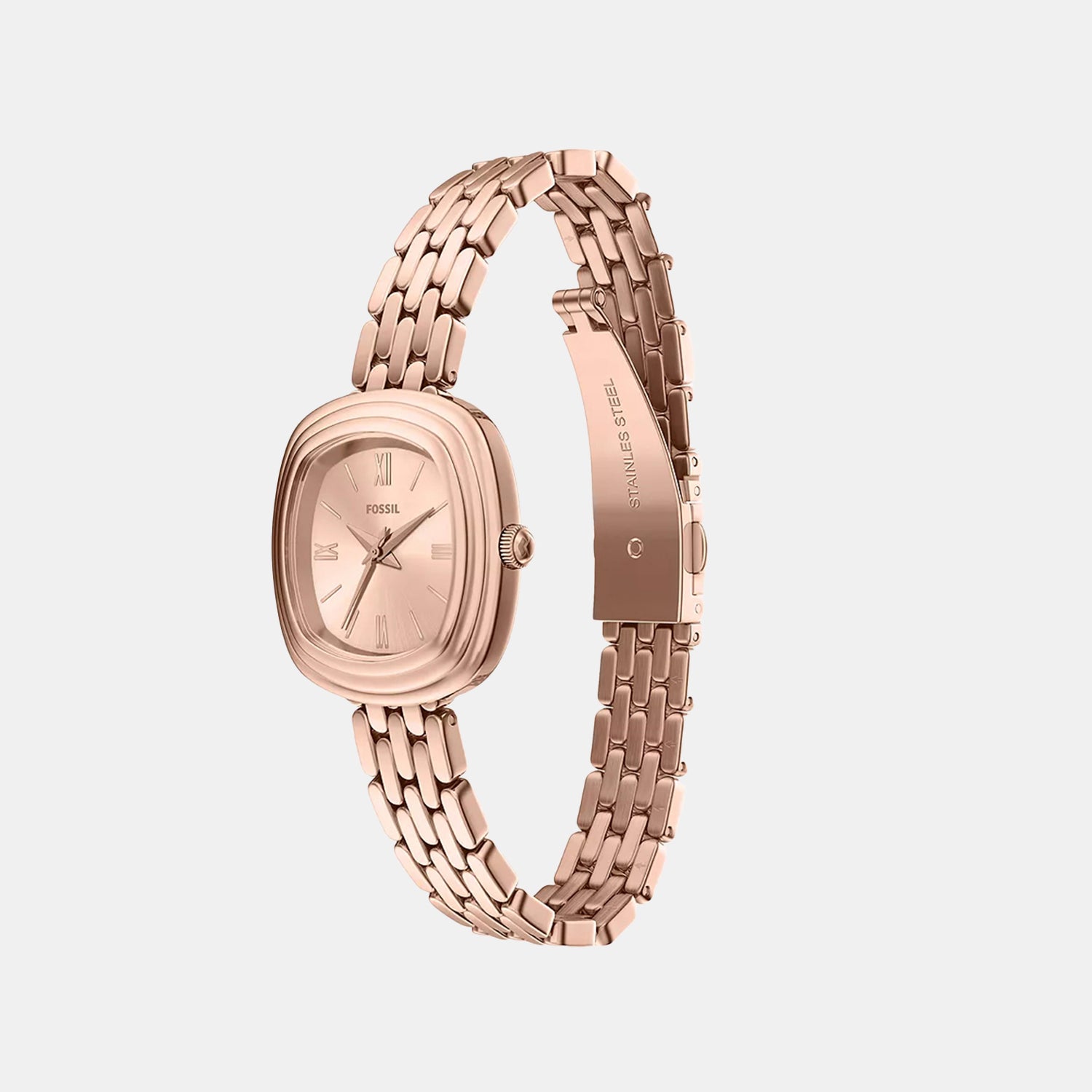 Emerson Women Quartz Rose Gold Dial Analog Stainless Steel Watch ES5507
