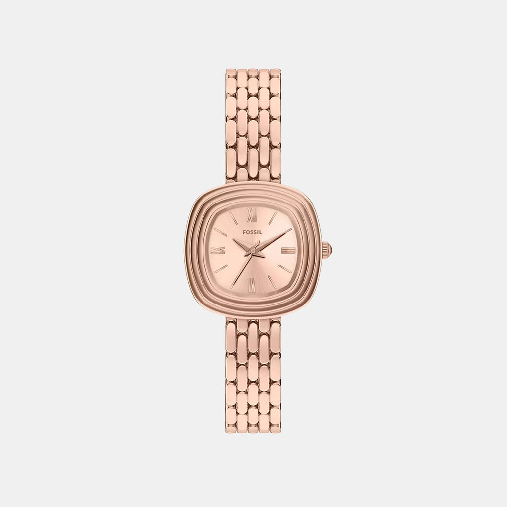 Emerson Women Quartz Rose Gold Dial Analog Stainless Steel Watch ES5507