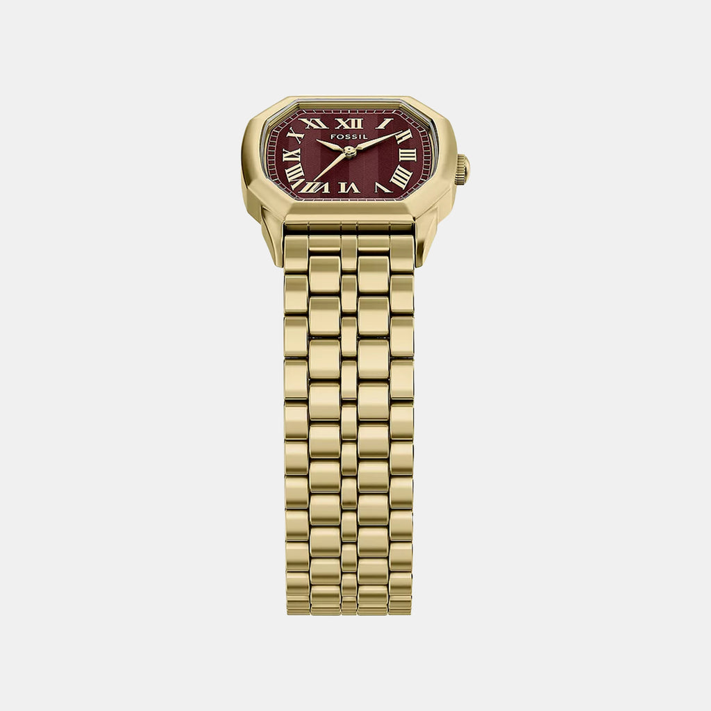 Harlow Women Quartz Red Dial Analog Stainless Steel Watch ES5511