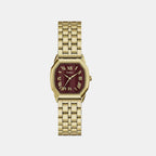 Harlow Women Quartz Red Dial Analog Stainless Steel Watch ES5511