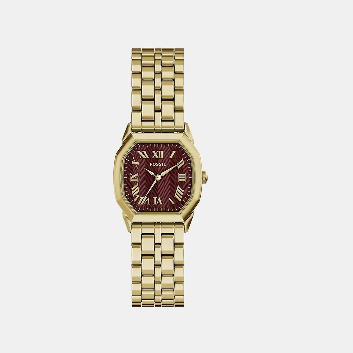 Harlow Women Quartz Red Dial Analog Stainless Steel Watch ES5511