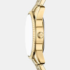 Scarlette Women Quartz Red Dial Analog Stainless Steel Watch ES5514