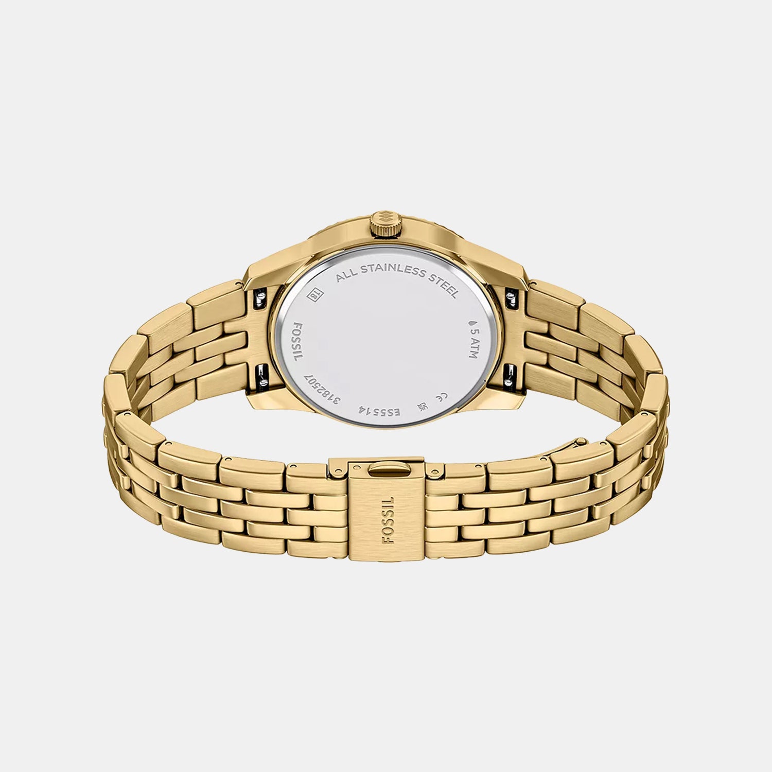 Scarlette Women Quartz Red Dial Analog Stainless Steel Watch ES5514