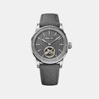 Estonia Men Automatic Grey Dial Analog Leather Watch Estonia - Grey