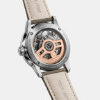 Estonia Men Automatic Brown Dial Analog Leather Watch Estonia - Salmon