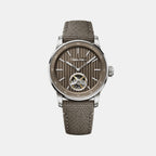 Estonia Men Automatic Brown Dial Analog Leather Watch Estonia - Salmon