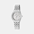 Classic Women Quartz Mother Of Pearl Dial Analog Stainless Steel Watch EU6060-55D
