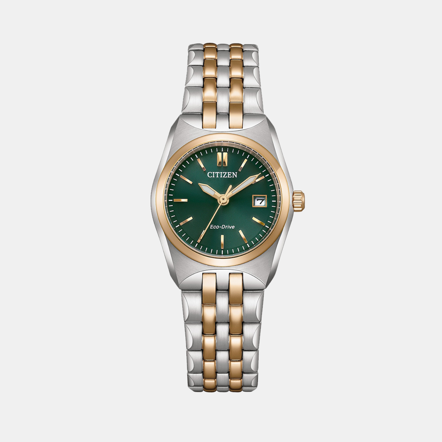 Corso Women Eco-Drive Green Dial Analog Stainless Steel Watch EW2297-55X