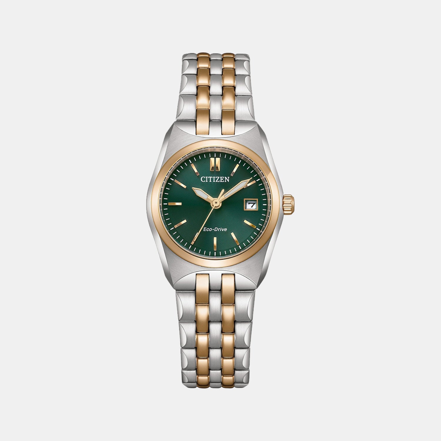 Corso Women Eco-Drive Green Dial Analog Stainless Steel Watch EW2297-55X