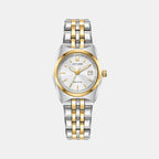 Corso Women Eco-Drive White Dial Analog Stainless Steel Watch EW2299-50A