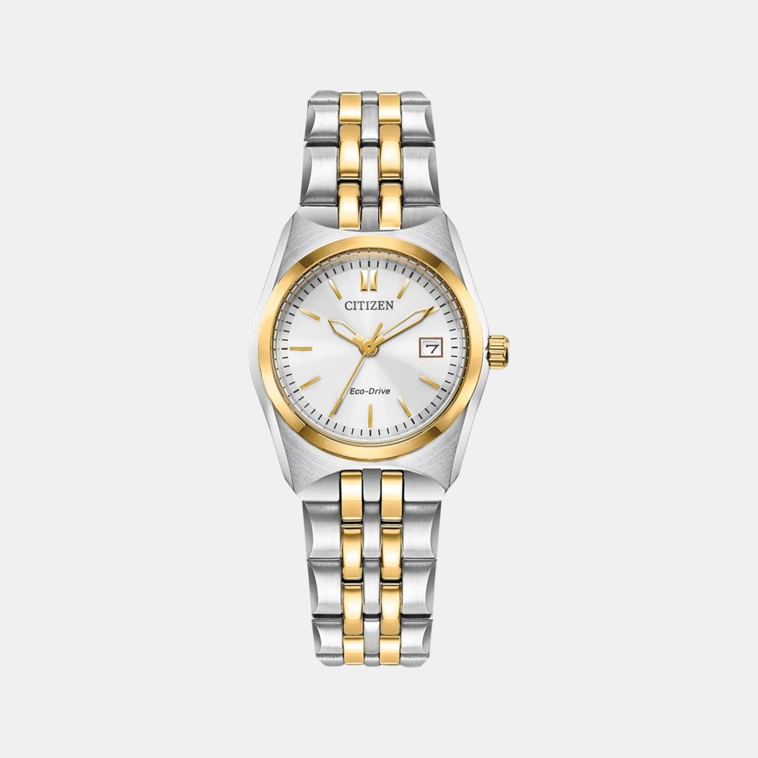 Corso Women Eco-Drive White Dial Analog Stainless Steel Watch EW2299-50A
