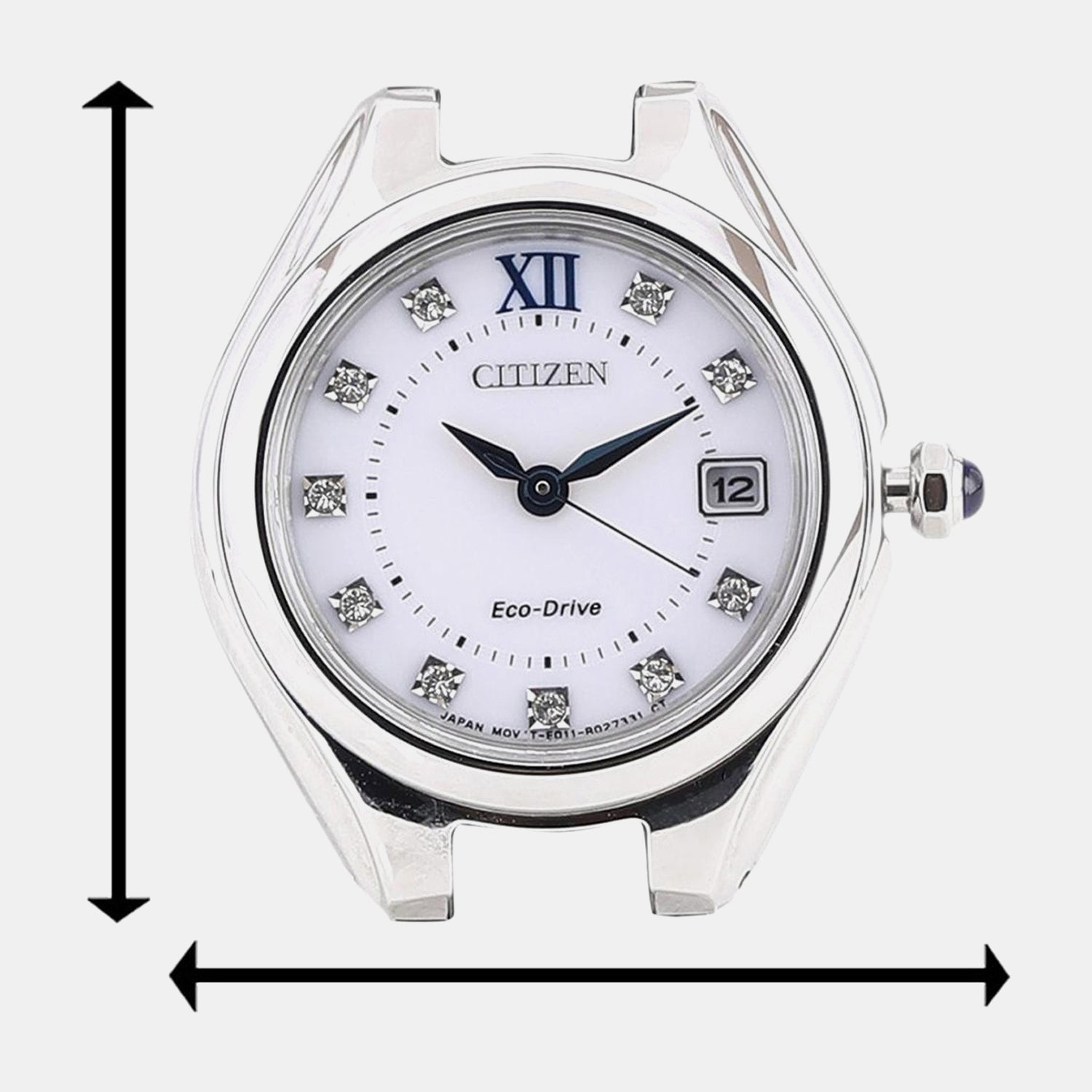 Women Quartz White Dial Analog Stainless Steel Watch EW2540-83A