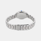 Women Quartz Eco-Drive Blue Dial Analog Stainless Steel Watch EW2540-83L