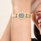 Eco-Drive Women Quartz Mother Of Pearl Dial Analog Stainless Steel EW2543-85D