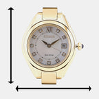 Eco-Drive Women Quartz Mother Of Pearl Dial Analog Stainless Steel EW2543-85D