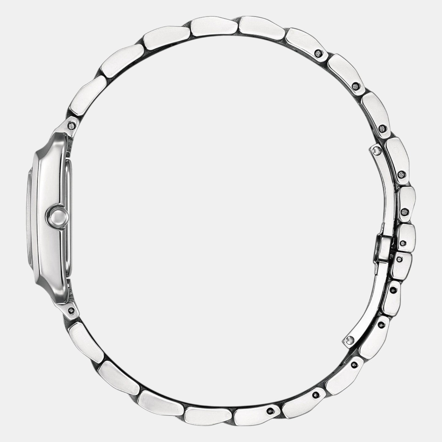 Citizen L Women Eco-Drive Mother Of Pearl Dial Analog Stainless Steel Watch EW5600-87D