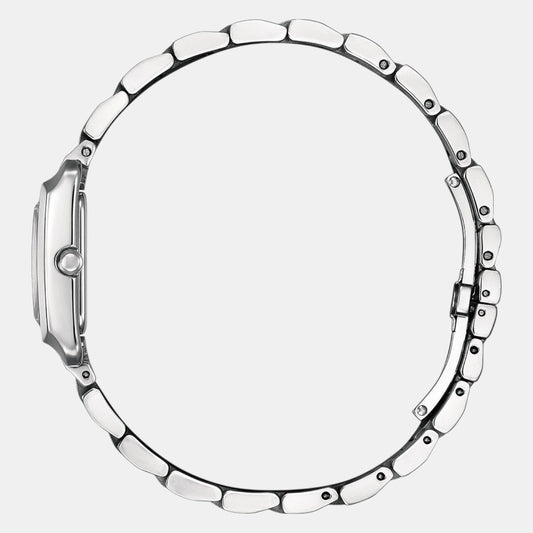 Citizen L Women Eco-Drive Mother Of Pearl Dial Analog Stainless Steel Watch EW5600-87D