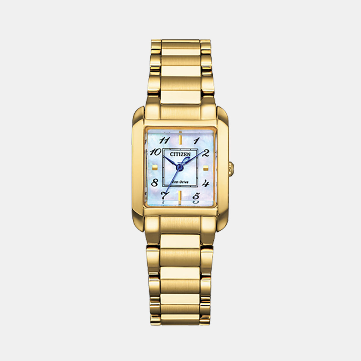 Women Quartz Mother Of Pearl Dial Analog Stainless Steel Watch EW5602-81D
