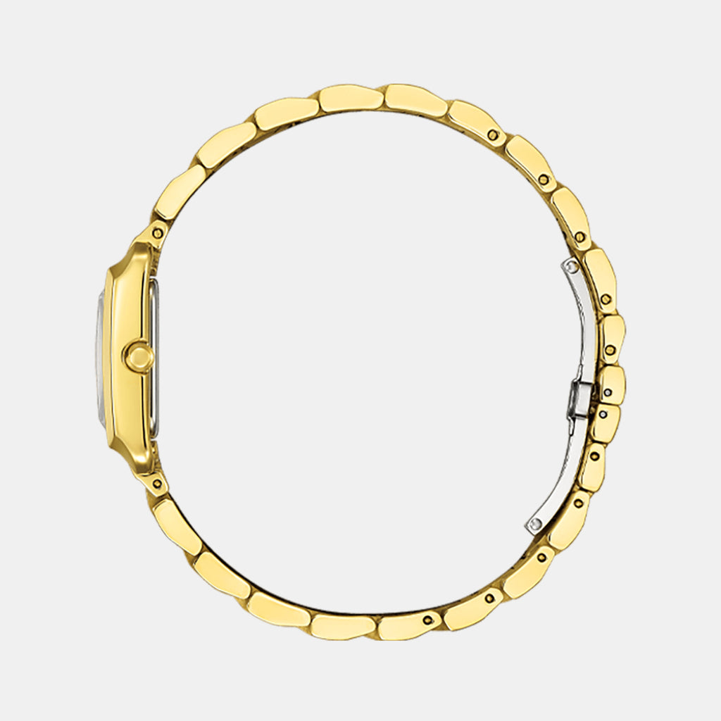 Citizen L Women Eco-Drive Mother Of Pearl Dial Analog Stainless Steel Watch EW5602-81D