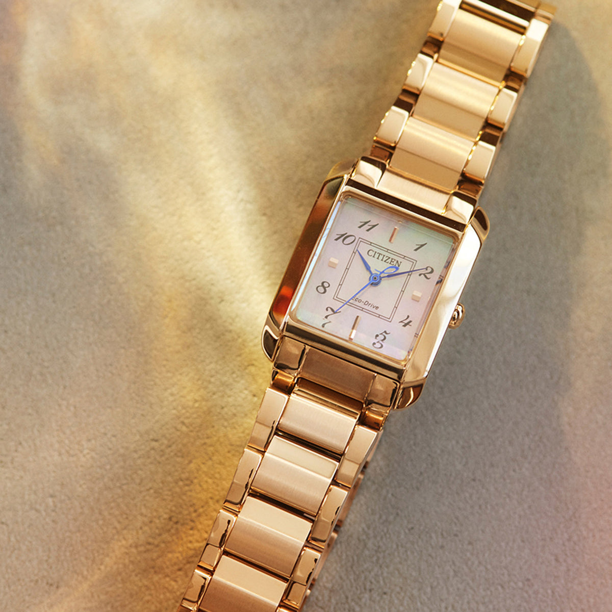Women Quartz Champagne Dial Analog Stainless Steel Watch EW5603-89Y