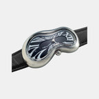 Classic Unisex Quartz Black Dial Analog Leather Watch EX0001.0001