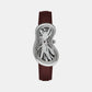 Classic Unisex Quartz White Dial Analog Leather Watch EX0001.0002