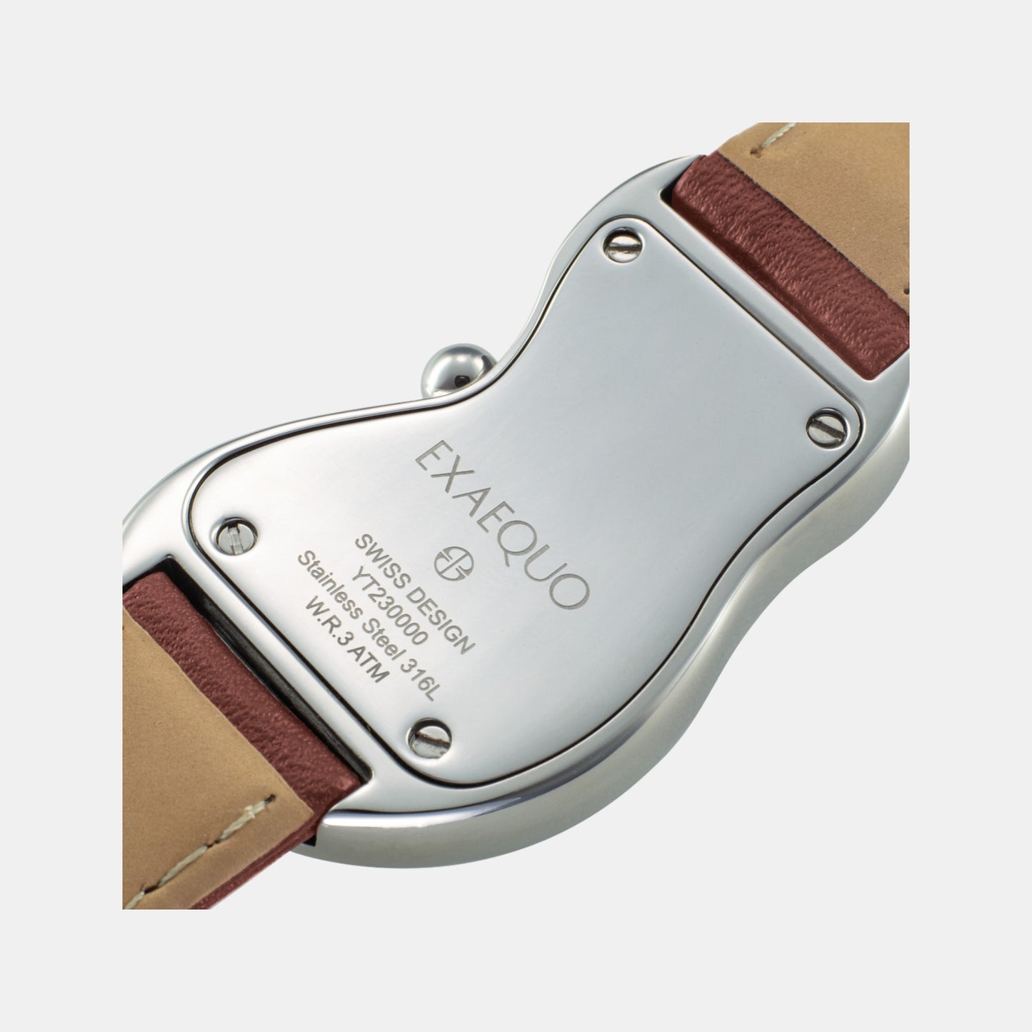 Classic Unisex Quartz Yellow Dial Analog Leather Watch EX0001.0003