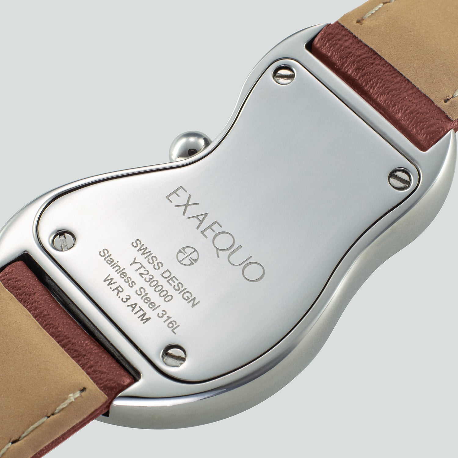 Classic Unisex Quartz Yellow Dial Analog Leather Watch EX0001.0003