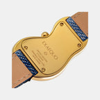 Classic Unisex Quartz White Dial Analog Aging Jeans Watch EX0002.0012