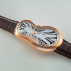 Classic Unisex Quartz White Dial Analog Leather Watch EX0003.0002