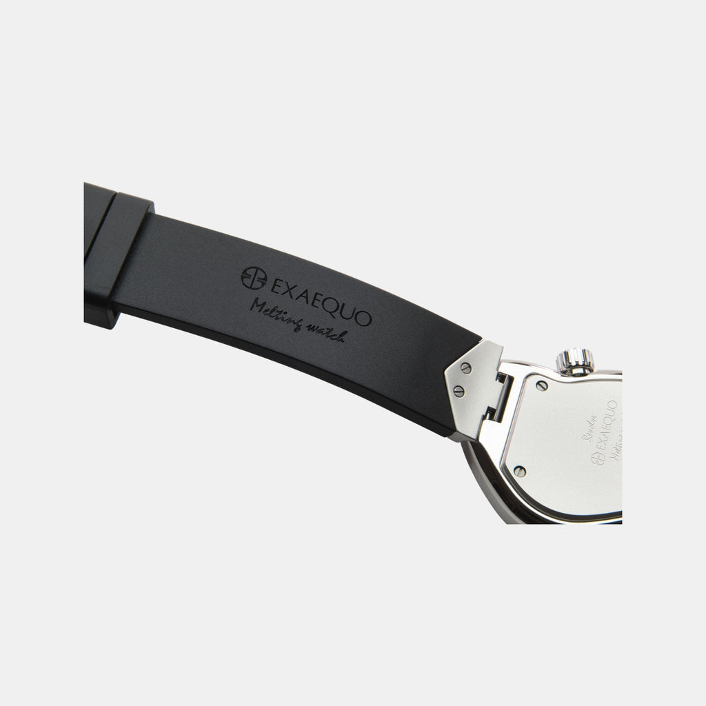Revolve Unisex Quartz Black Dial Analog Silicone Watch EX0031.0001