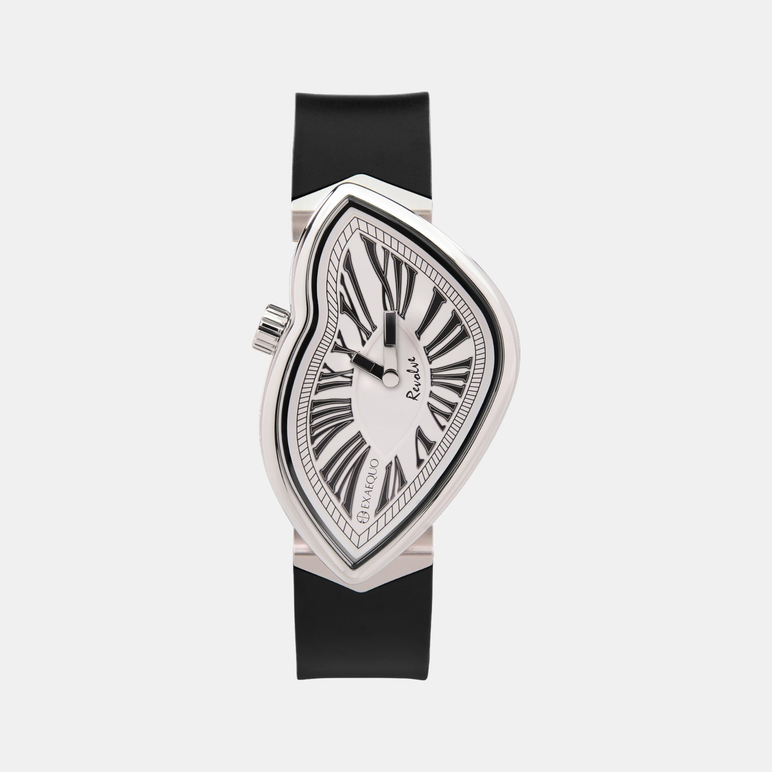 Revolve Unisex Quartz White Dial Analog Silicone Watch EX0031.0002