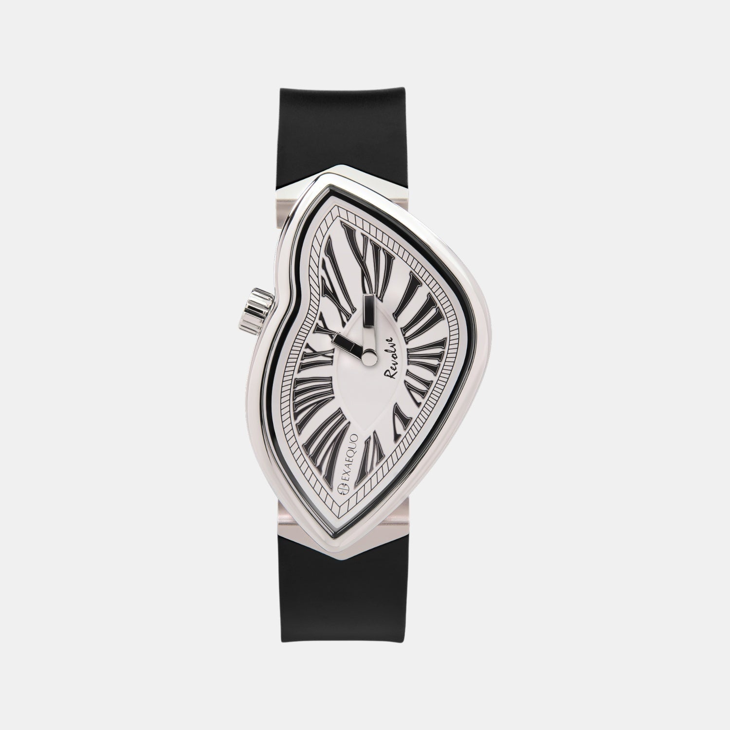 Revolve Unisex Quartz White Dial Analog Silicone Watch EX0031.0002