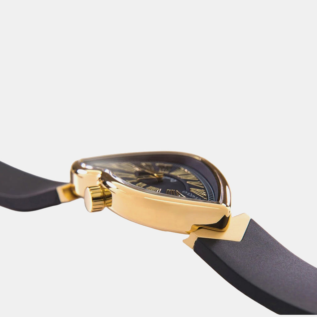 Revolve Unisex Quartz Black Dial Analog Silicone Watch EX0032.0001