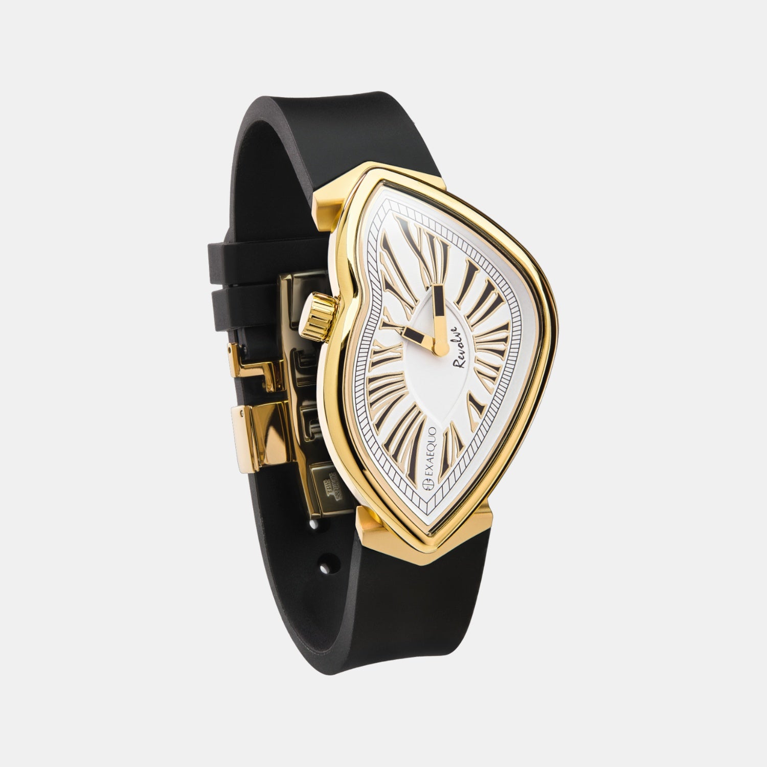 Revolve Unisex Quartz White Dial Analog Silicone Watch EX0032.0002