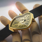 Revolve Unisex Quartz Gold Dial Analog Silicone Watch EX0032.0003