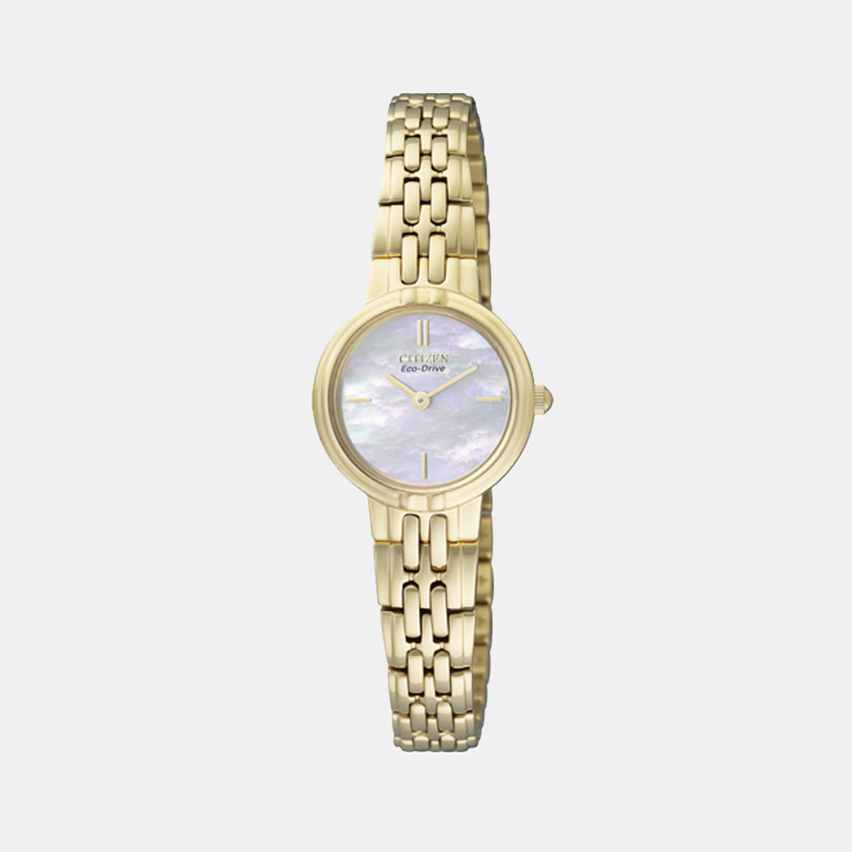 Women Quartz Mother Of Pearl Dial Analog Stainless Steel Watch EX1092-57D