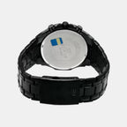 Edifice Men Quartz Black Dial Chronograph Stainless Steel Watch EX204