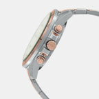 Edifice Men Quartz Silver Dial Chronograph Stainless Steel Watch EX272