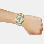 Edifice Men Quartz Silver Dial Chronograph Stainless Steel Watch EX273