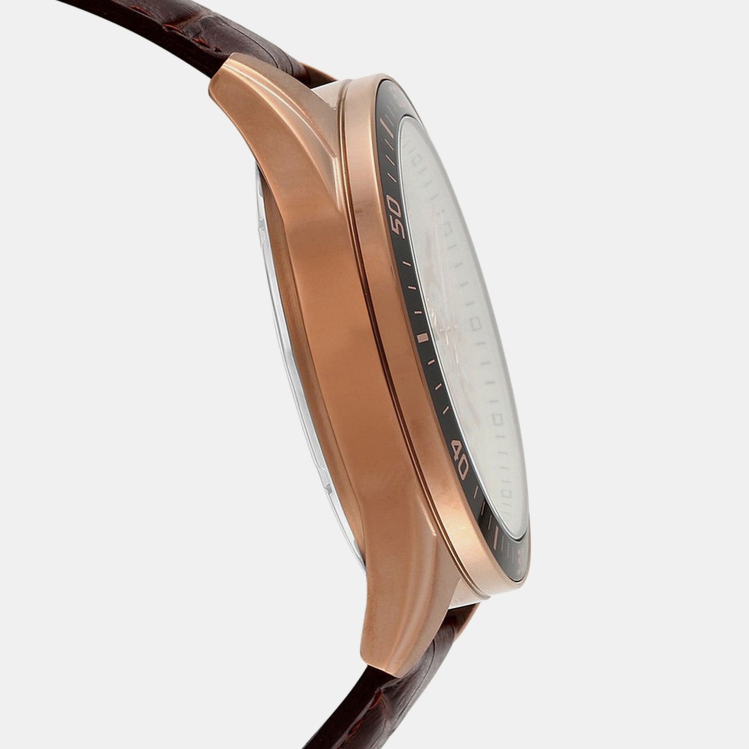 G-Shock Men Quartz Beige Dial Chronograph Leather Watch EX359