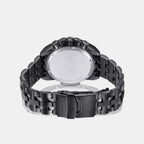 Edifice Men Quartz Black Dial Chronograph Stainless Steel Watch EX387
