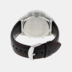 Edifice Men Quartz Black Dial Analog-Digital Leather Watch EX441