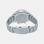 Edifice Men Quartz Black Dial Analog-Digital Stainless Steel Watch EX456