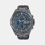 Edifice Men Quartz Grey Dial Chronograph Stainless Steel Watch EX494